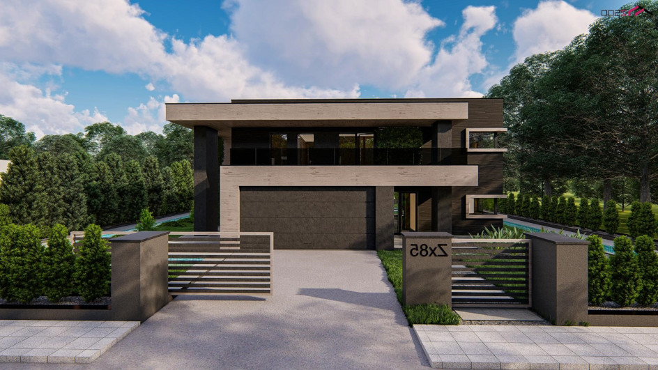 budowa domu Zx85 (odbicie lustrzane) - New-House