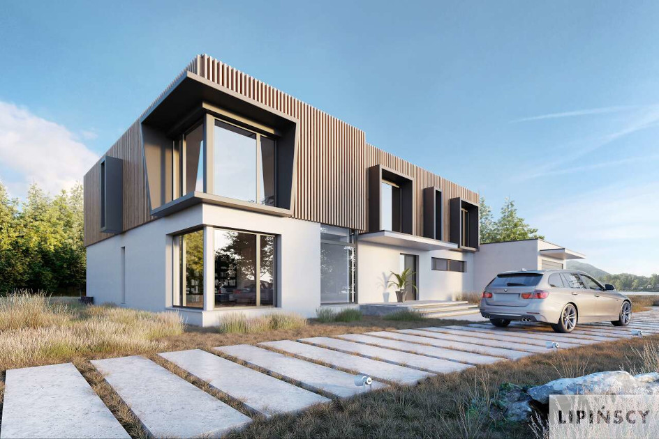 Budowa domu Annecy DCP360 (odbicie lustrzane) z New-House