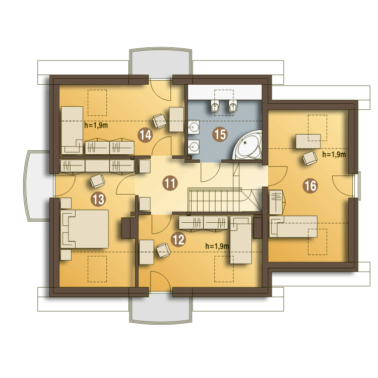 Ametyst z garażem 1-st. [A] - miniatura 9