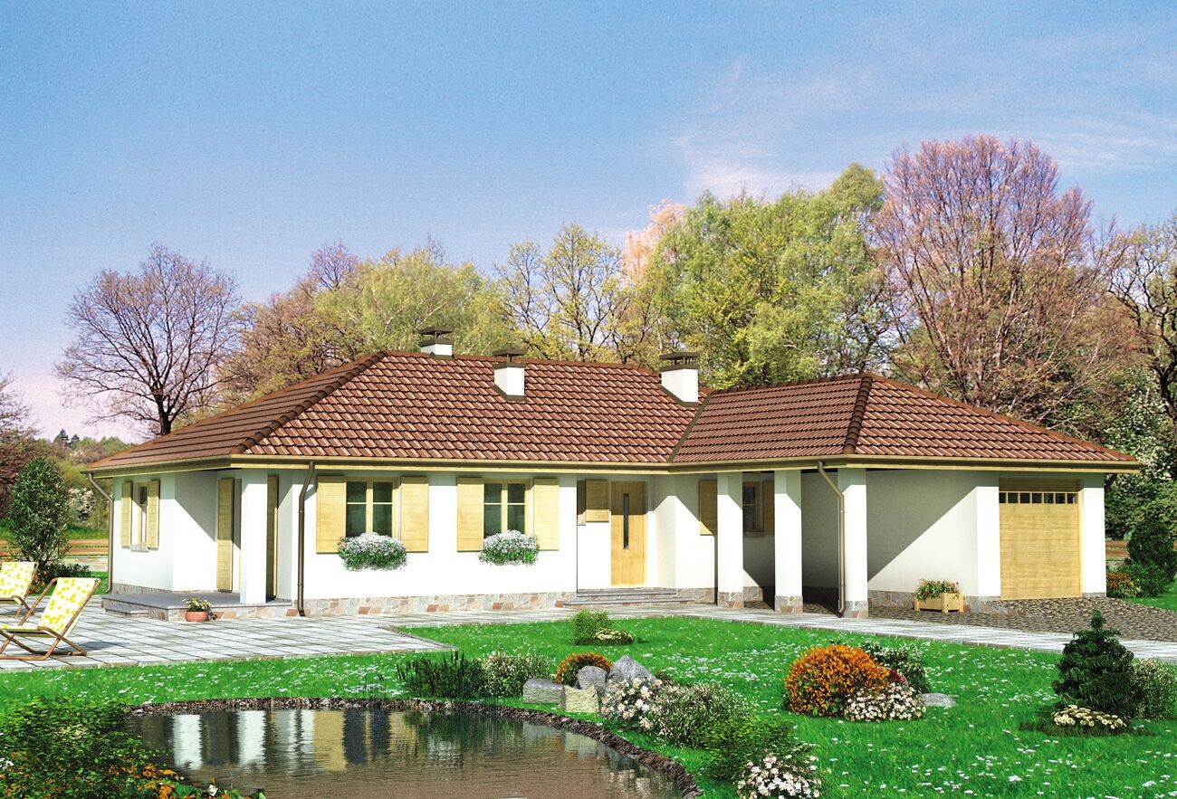budowa domu Zawilec (odbicie lustrzane) - New-House