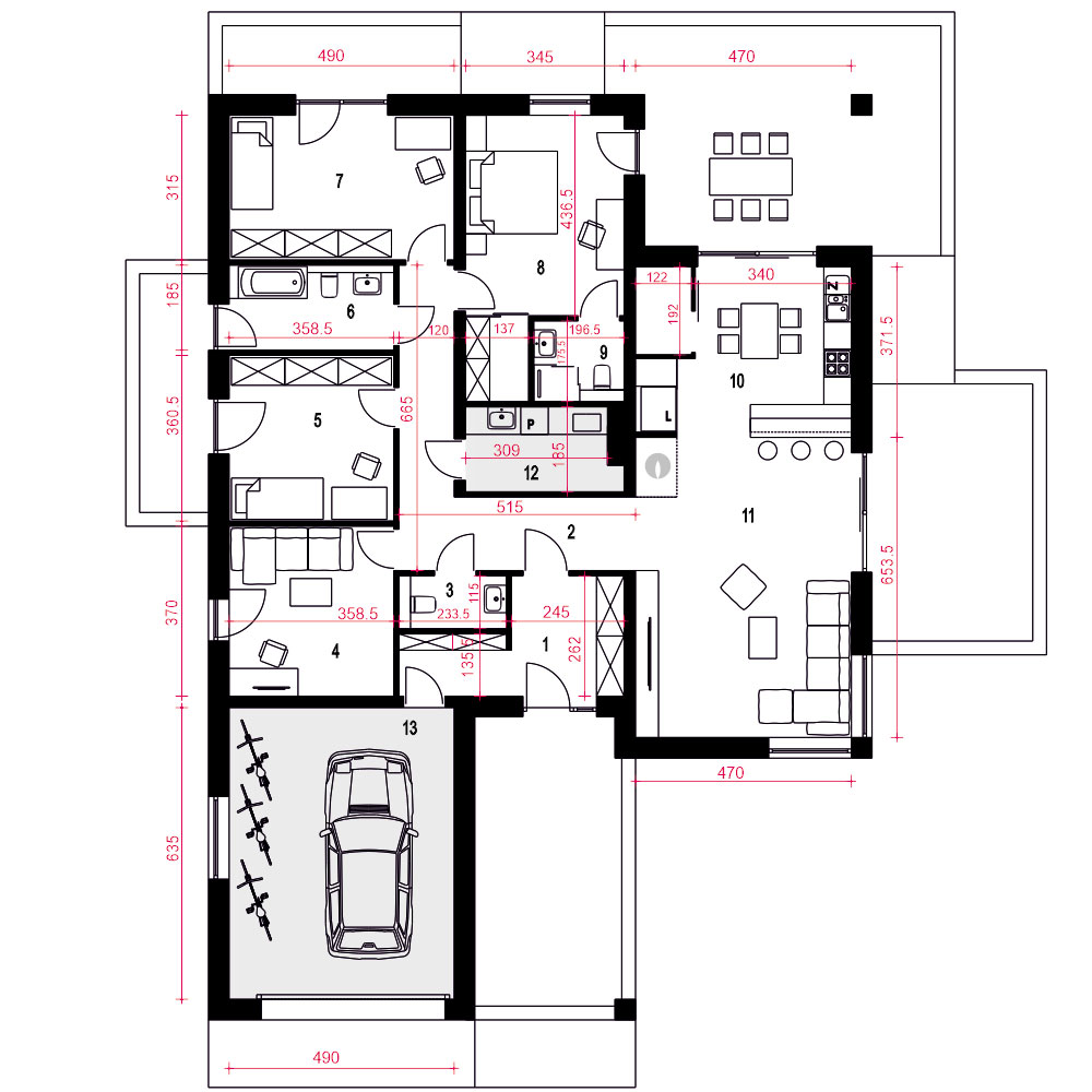 Aura z garażem 1-st. [A] - miniatura 8