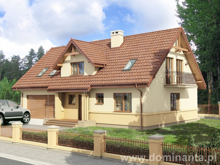 budowa domu DŻIN 2G (Odbicie lustrzane) - New-House