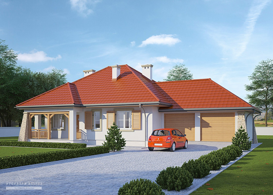 Budowa domu LK&447 (odbicie lustrzane) z New-House