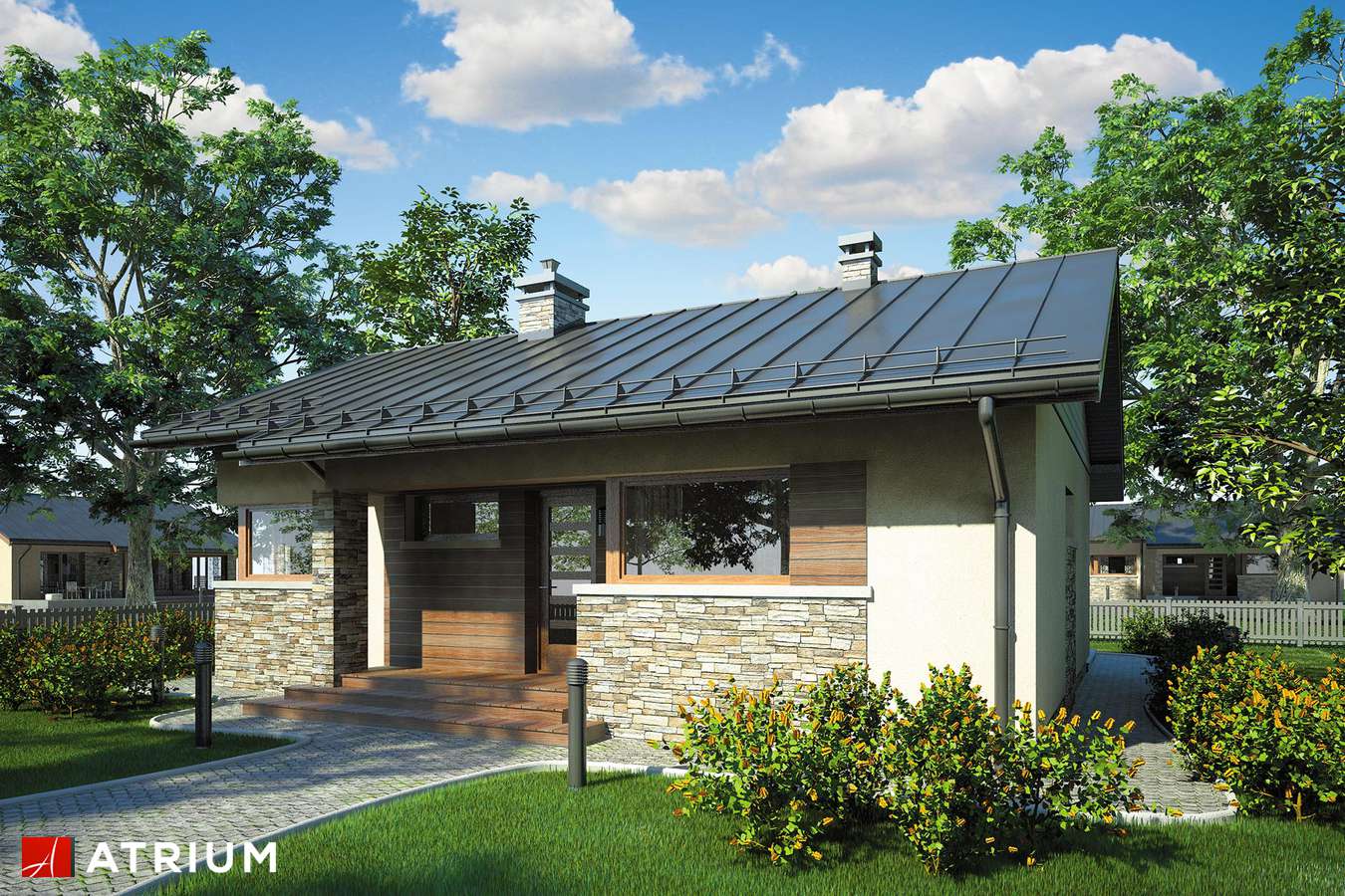 budowa domu Ricardo Bis odbicie lustrzane - New-House