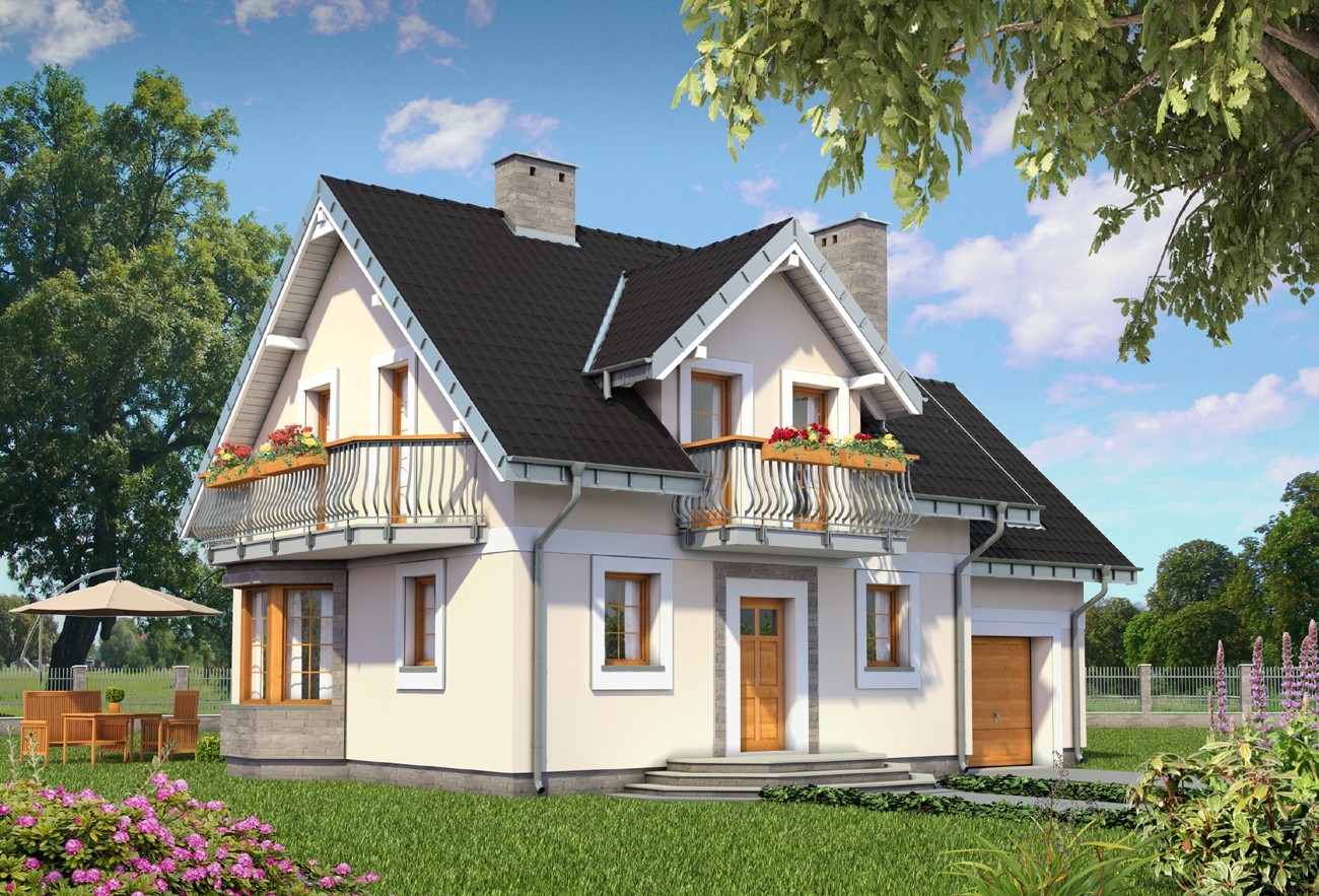 budowa domu Smyk Alfa (odbicie lustrzane) - New-House
