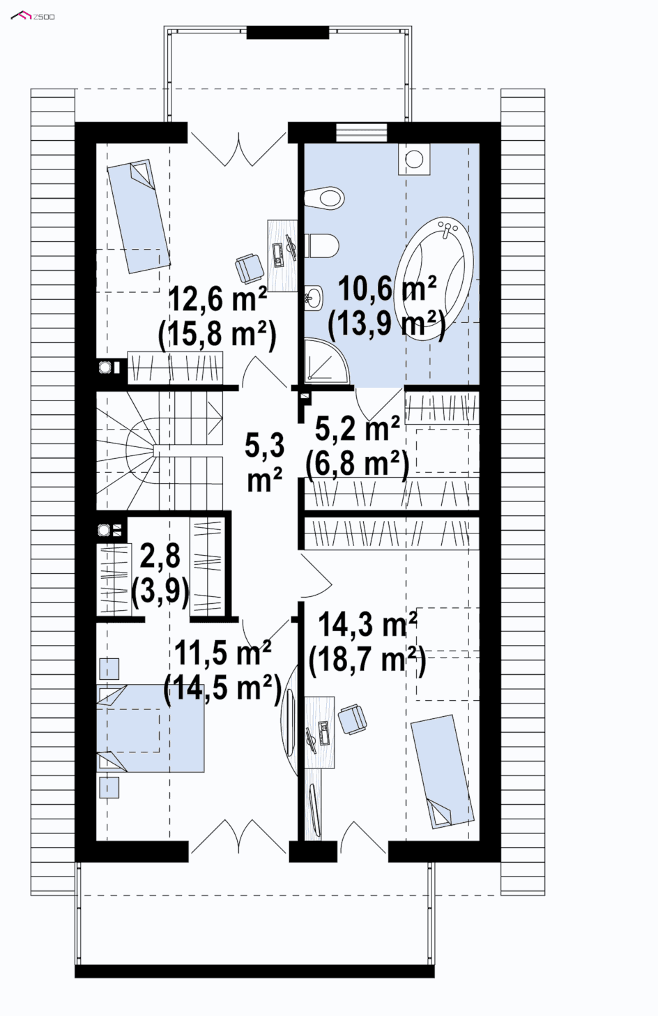 Проект дома z292