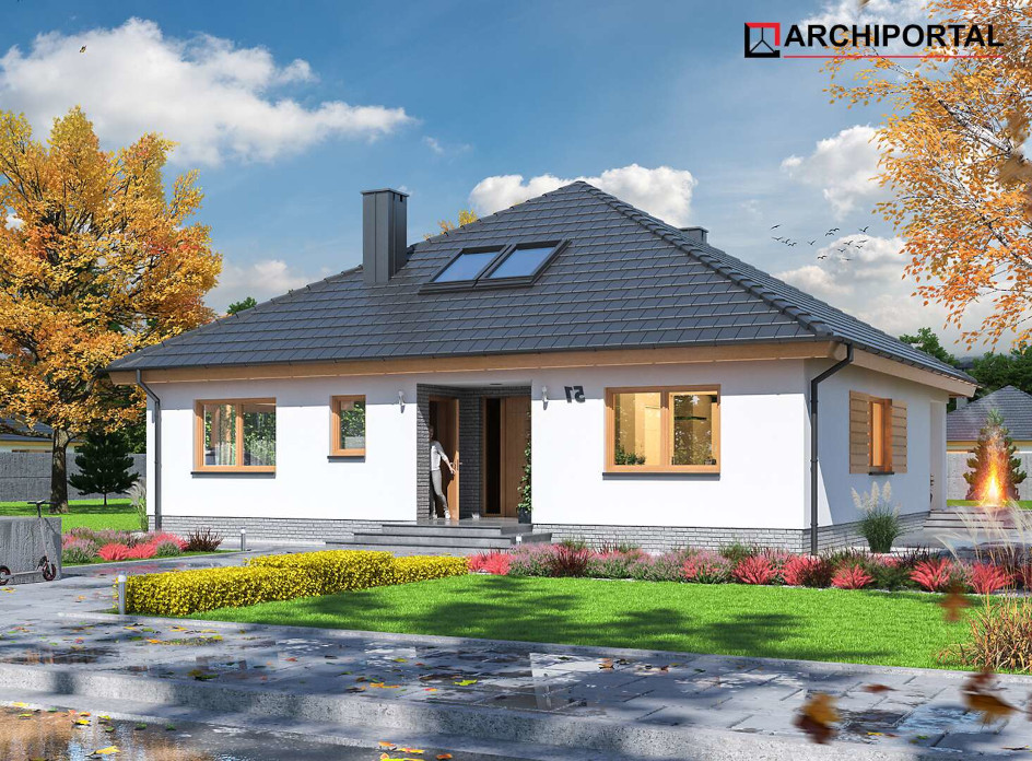 Budowa domu Serafin 3 (odbicie lustrzane) z New-House