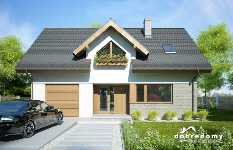budowa domu Telimena III odbicie lustrzane - New-House