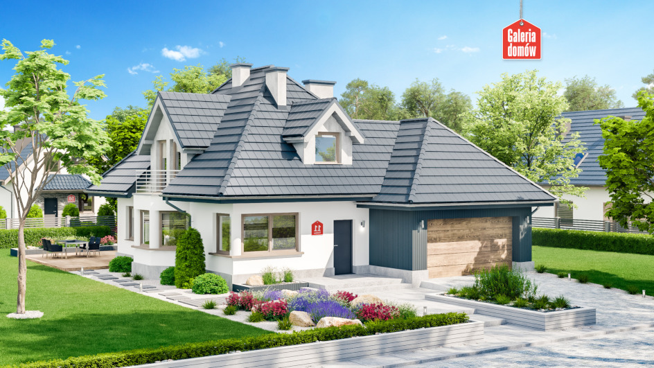 Budowa domu Dom przy Sielskiej 11 (odbicie lustrzane) z New-House