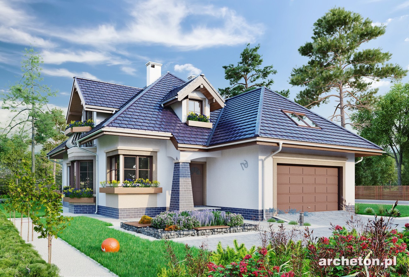 budowa domu Hortensja (odbicie lustrzane) - New-House