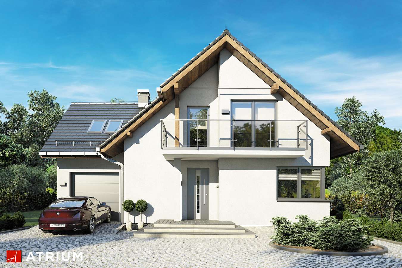 budowa domu Anna II odbicie lustrzane - New-House