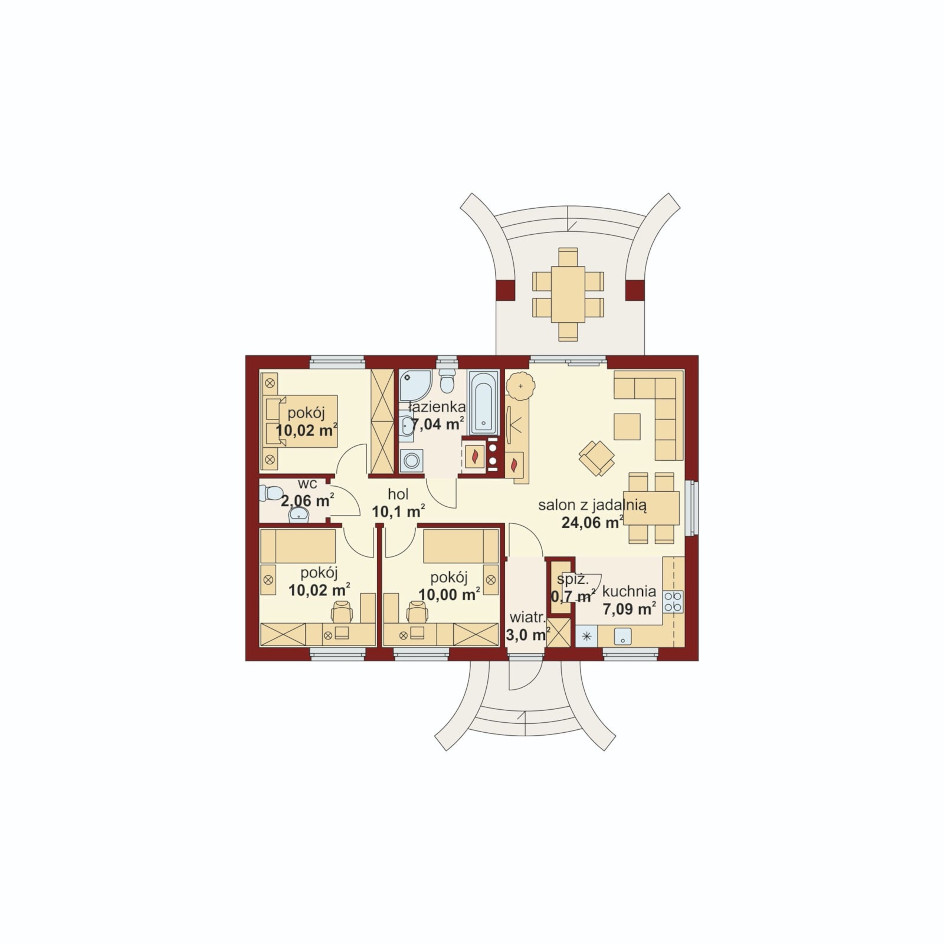 Amadeusz 3 LIGHT (Odbicie lustrzane) - miniatura 7