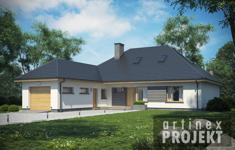 Budowa domu D152B (odbicie lustrzane) z New-House