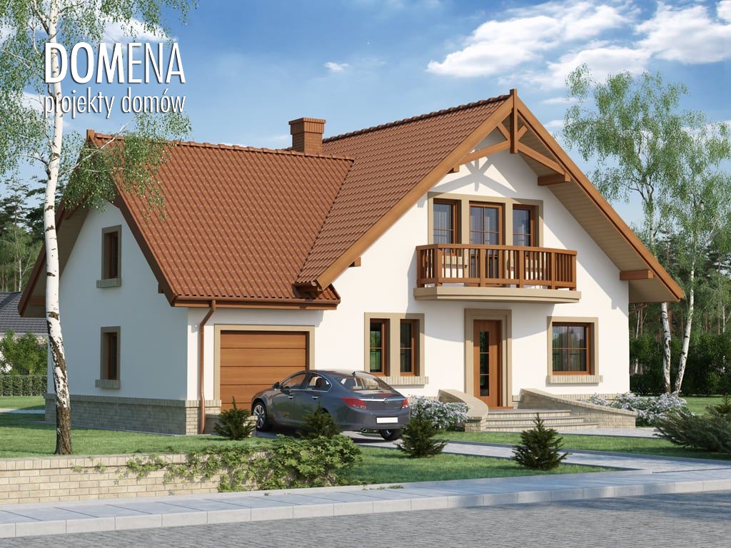 budowa domu Hermes 2 (Odbicie lustrzane) - New-House
