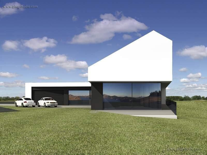 VIP-HOUSE B2 NOWOCZESNA REZYDENCJA PŁASKI DACH PROJEKT - miniatura 5