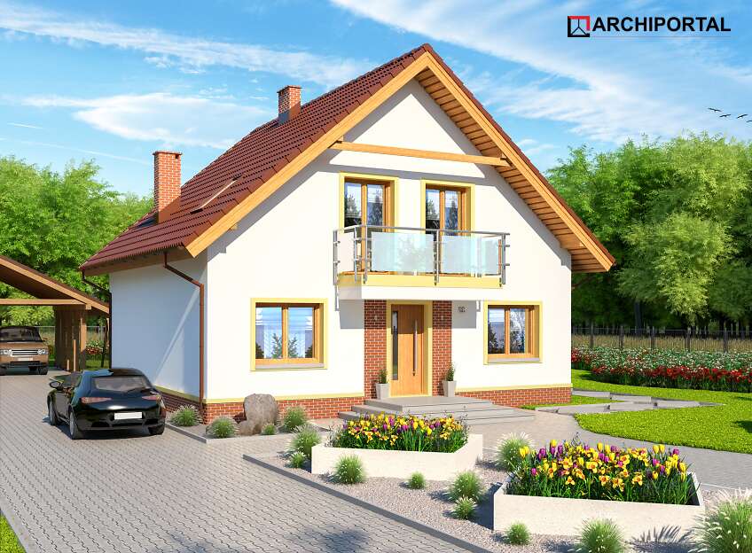 budowa domu Ares 4 (odbicie lustrzane) - New-House