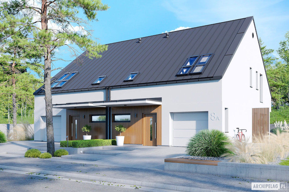 Budowa domu Lukas II G1 w. A (bliźniak)z New-House