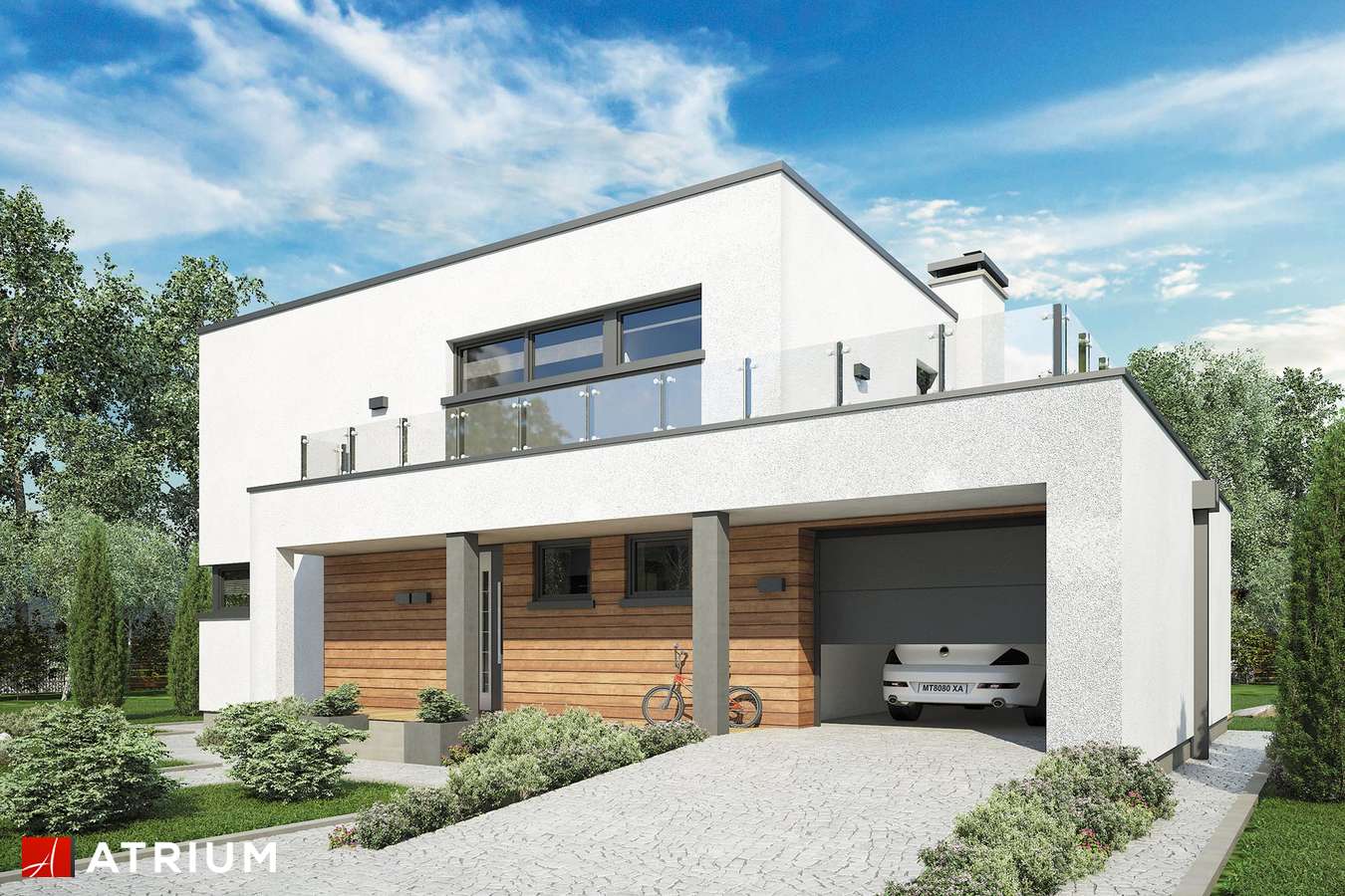 budowa domu Qubus IV odbicie lustrzane - New-House