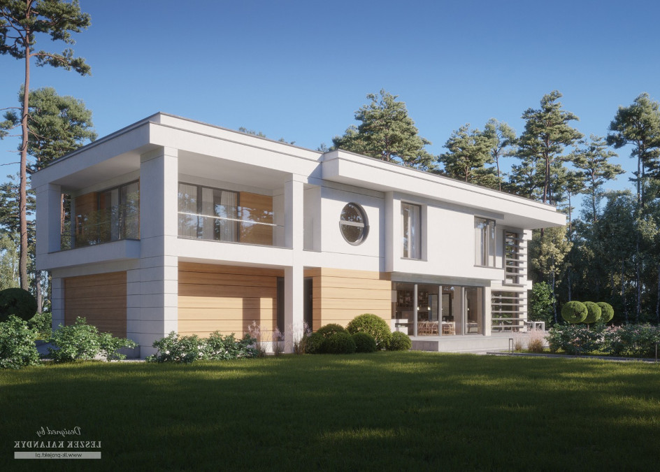 Budowa domu LK&1465 (odbicie lustrzane) z New-House