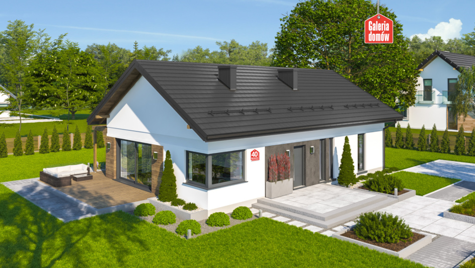 budowa domu Dom przy Bukowej 40 (odbicie lustrzane) - New-House