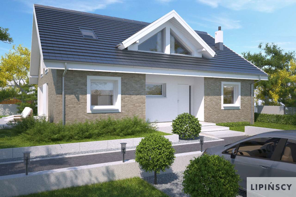 Budowa domu Rodez DCP328 (odbicie lustrzane) z New-House