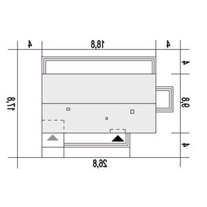 Mamba z garażem 1-st. [A] (odbicie lustrzane) - miniatura 11