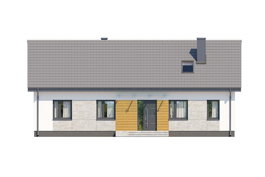 budowa domu Zaufany - A106 (odbicie lustrzane) - New-House