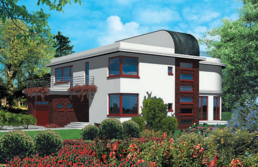 budowa domu Linda (odbicie lustrzane) - New-House