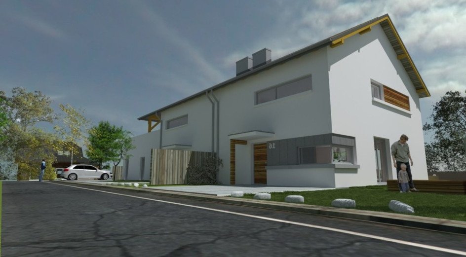 Budowa domu eko Typowy 8 (odbicie lustrzane) z New-House