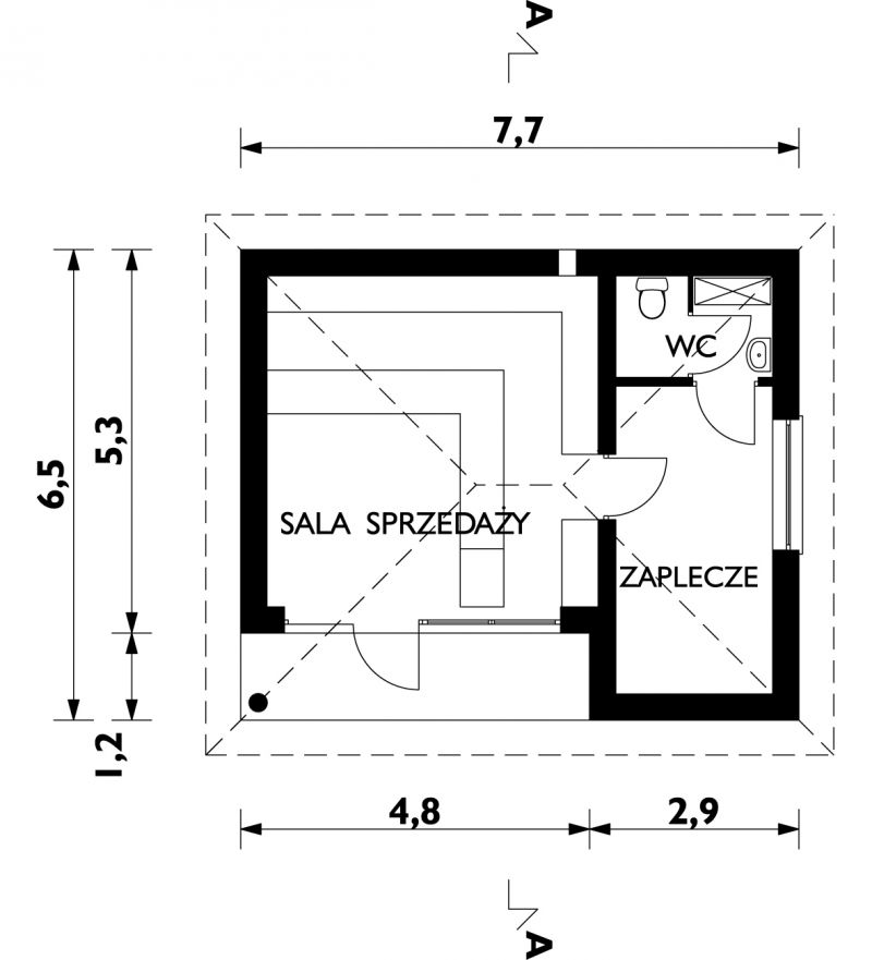 Pawilon handlowy 02 (odbicie lustrzane) - miniatura 8