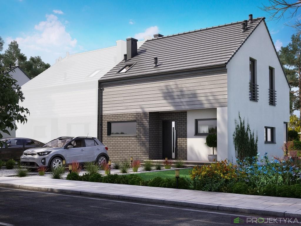 budowa domu KA113 S (odbicie lustrzane) - New-House