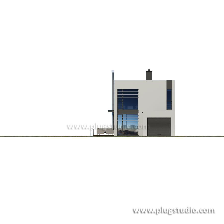 PS-GJ-70-20+G1-V11 dom jednorodzinny - projekt energooszczędny - miniatura 7