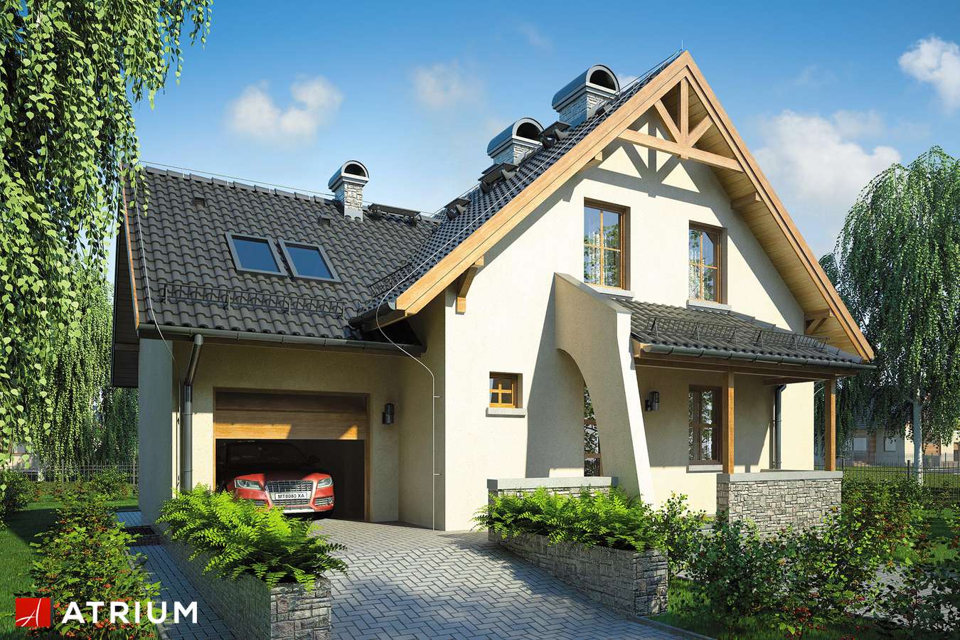 budowa domu Perła (odbicie lustrzane) - New-House