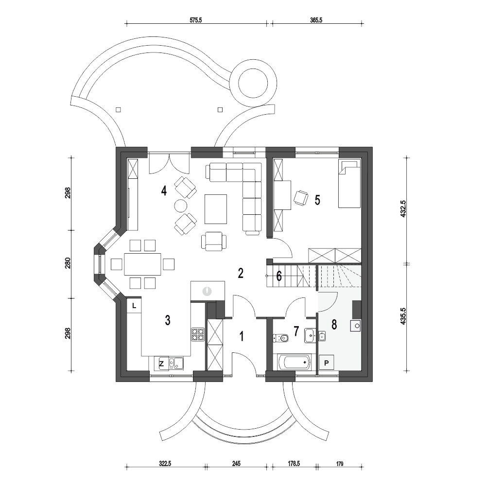 Dom Dla Ciebie 2 w2 bez garażu [B] - miniatura 8