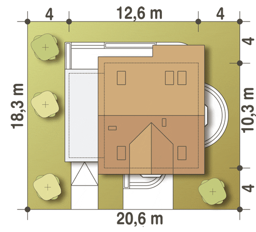 Puszczyk z garażem 1-st. [A] (odbicie lustrzane) - miniatura 10