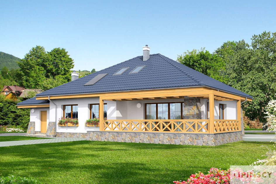 Budowa domu Denver III DCB112b (odbicie lustrzane) z New-House