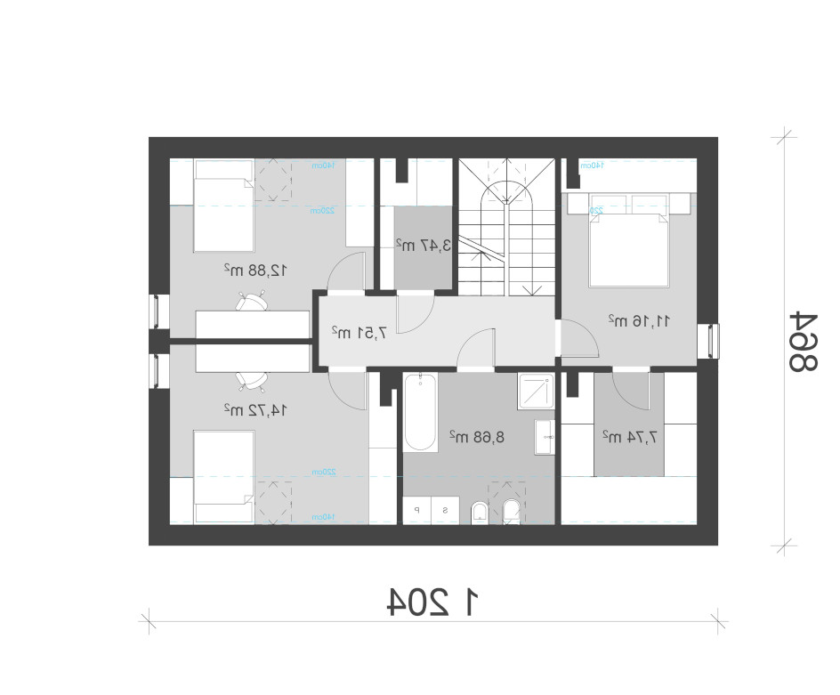 uA144 (odbicie lustrzane) - miniatura 3
