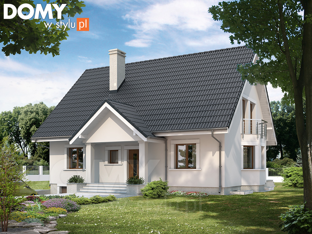 budowa domu Goździk 2 (Odbicie lustrzane) - New-House