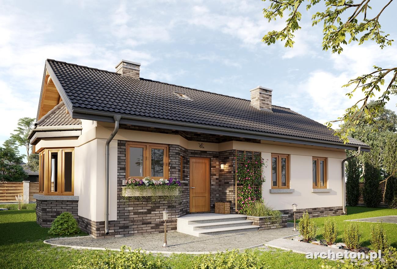 budowa domu Nuta Karbo (odbicie lustrzane) - New-House