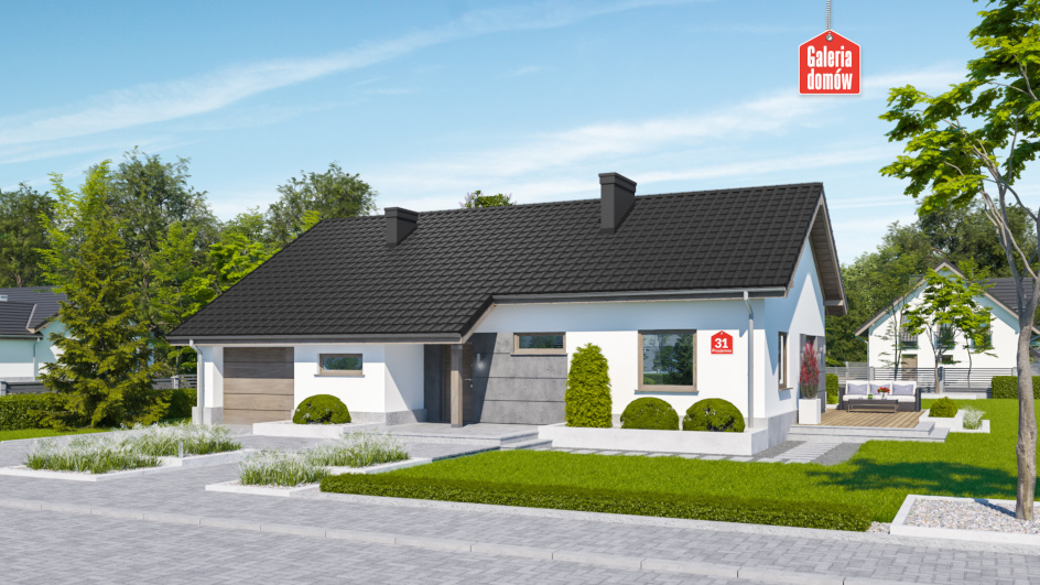 Budowa domu Dom przy Przyjemnej 31 bis (odbicie lustrzane) z New-House