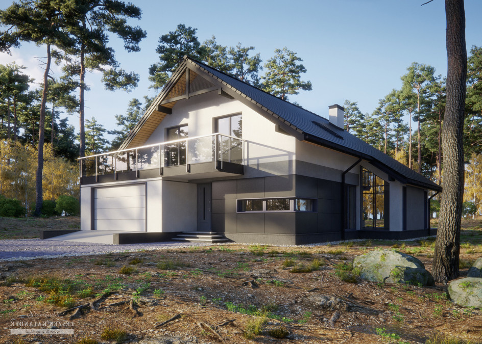 Budowa domu LK&895 (odbicie lustrzane) z New-House