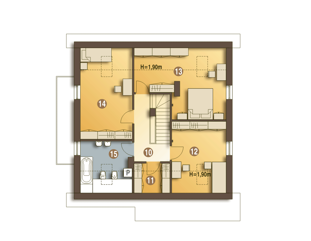 Nowinka IV z garażem 1-st. [A] - miniatura 9