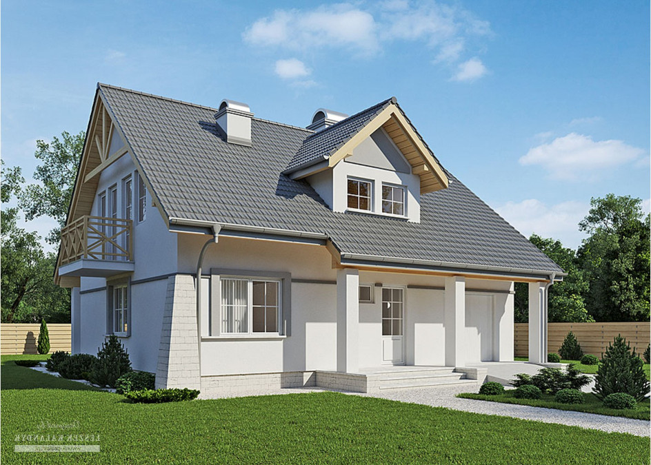 Budowa domu LK&268 (odbicie lustrzane) z New-House