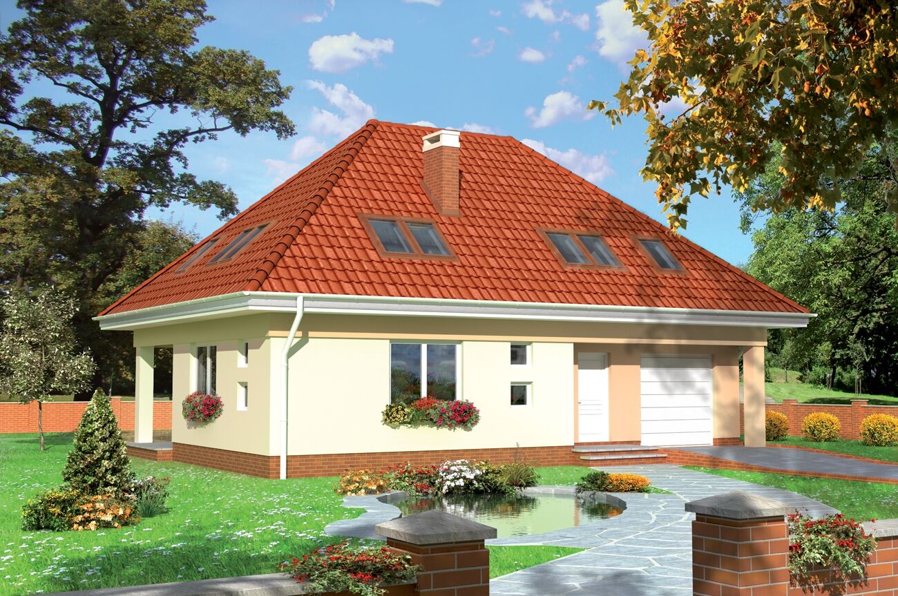 budowa domu Bryza (odbicie lustrzane) - New-House