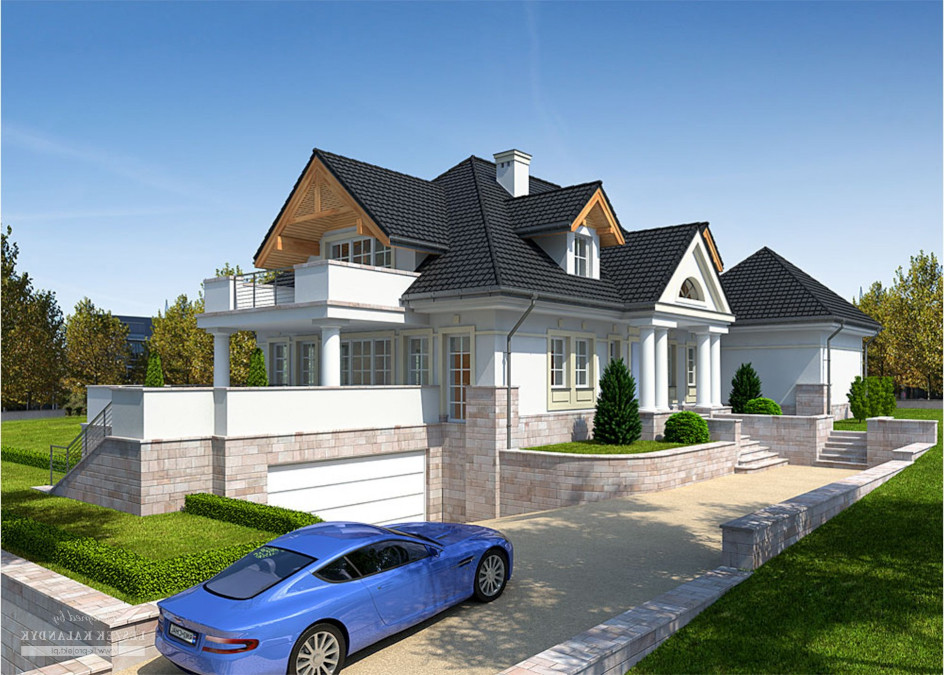 Budowa domu LK&916 (odbicie lustrzane) z New-House