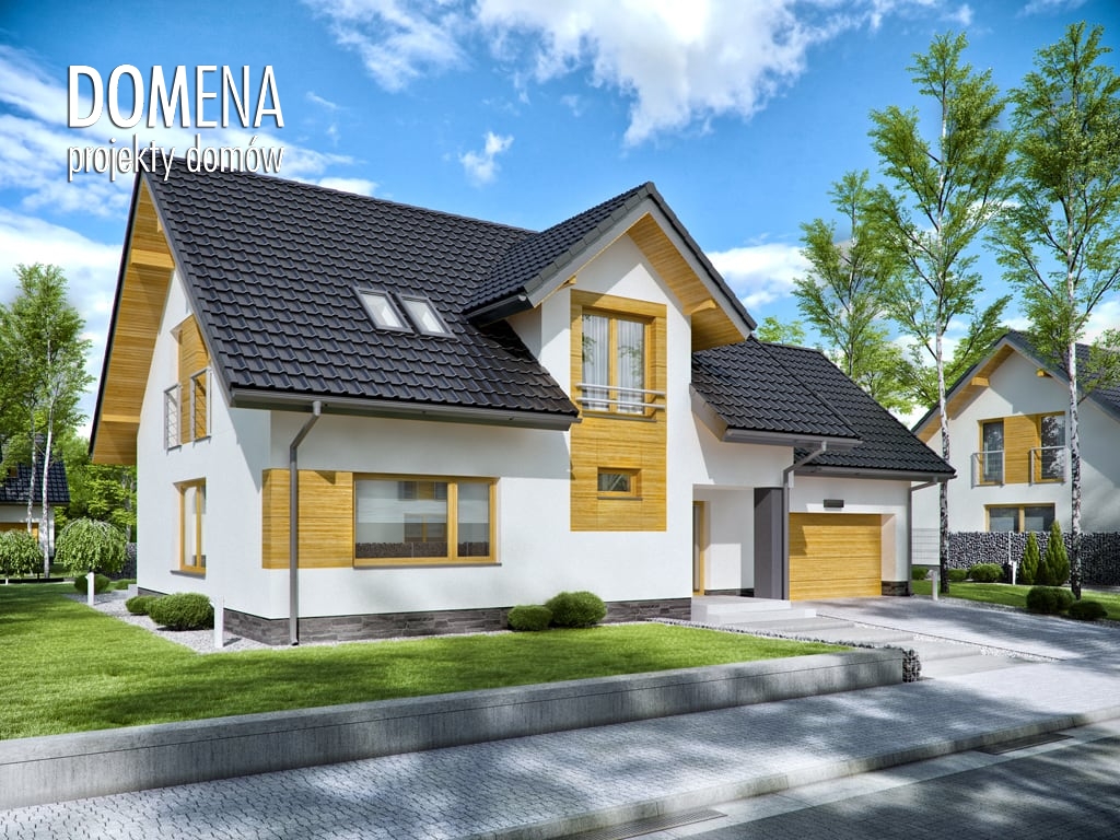 budowa domu Domena 201 B (Odbicie lustrzane) - New-House