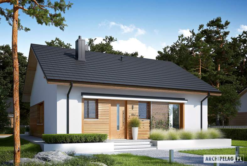 budowa domu Elmo ECONOMIC (odbicie lustrzane)) New-House