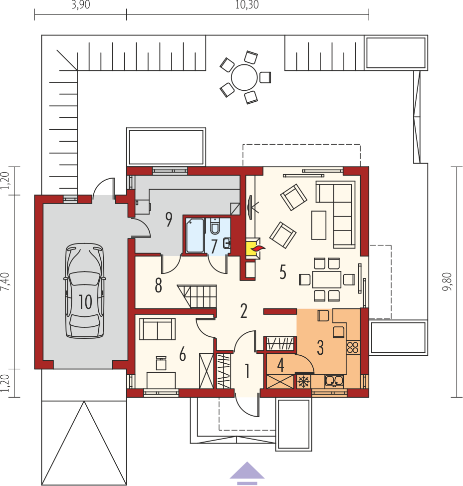 E5 G1 ECONOMIC (wersja B) (odbicie lustrzane) - miniatura 4