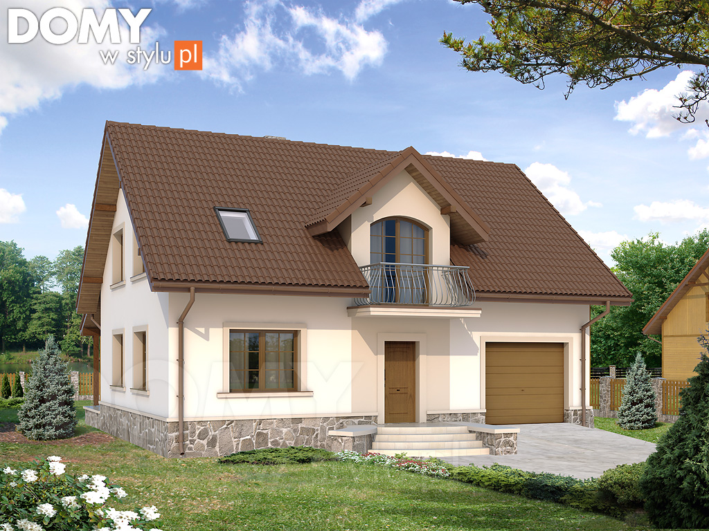 budowa domu Arnika 2 dr-T (Odbicie lustrzane) - New-House