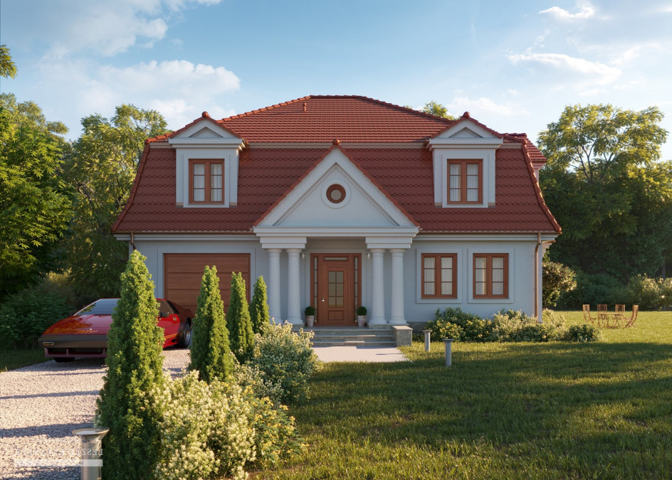 Budowa domu LK&799 (odbicie lustrzane) z New-House